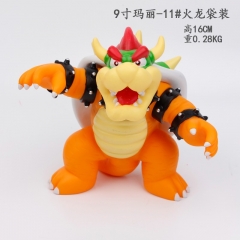 16CM Super Mario Bro Bowser Anime PVC Figure Toy Doll