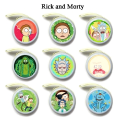 9 Styles Rick and Morty Cartoon Zipper Wallet Anime Coin Purse