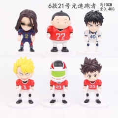 6PCS/SET 10CM Eyeshield21 Anime PVC Figure Toy Doll