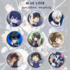 24 Styles Blue Lock Anime Alloy Badge Brooch