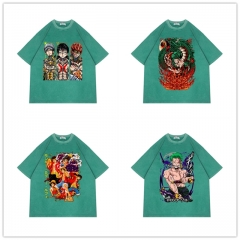 19 Styles One Piece Cartoon Adult Short Sleeve Anime T Shirt