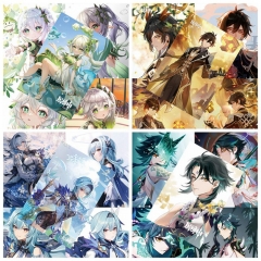 8PCS/SET Genshin Impact Printing Anime Paper Posters