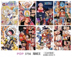 8PCS/SET One Piece Printing Anime Paper Posters