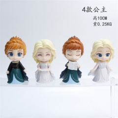 4PCS/SET 10CM Frozen Cartoon Anime PVC Figure Toy (Opp Bag)