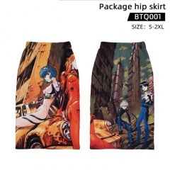 2 Styles EVA/Neon Genesis Evangelion Women Anime Package Hip Skirt