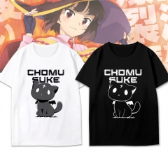 2 Styles Kono Subarashii Sekai ni Shukufuku wo! Cartoon Adult Short Sleeve Anime T Shirt