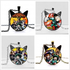 6 Styles Boku No Hero Academia / My Hero Academia Cosplay Keychain Fashion Jewelry Anime Alloy Necklace