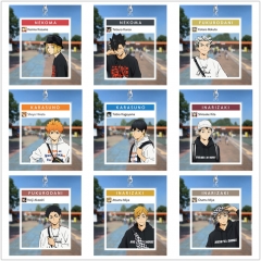 10 Styles Haikyuu Cartoon Pendant Anime Acrylic Keychain
