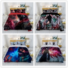20 Styles 2 Size Tokyo Ghoul Cartoon Printing Anime Pattern Bedding Set ( Pillow Case + Quilt Cover )