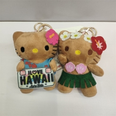 24PCS/SET 12CM Sanrio Hello Kitty Anime Plush Toy Pendant
