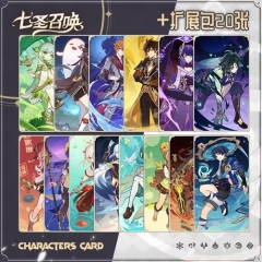 6 Styles Genshin Impact Cartoon Anime Tarot Card Tablecloth Cover And Tarot Card