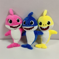 24PCS/SET 14CM Shark Anime Plush Toy Pendant