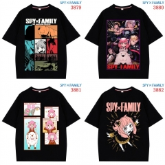 4 Styles SPY×FAMILY Cartoon Short Sleeve Anime T shirts