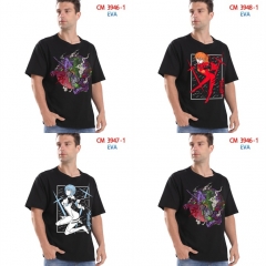 3 Styles EVA/Neon Genesis Evangelion Cartoon Short Sleeve Anime T shirts
