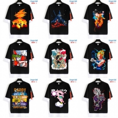 20 Styles Dragon Ball Z Cartoon Pattern Anime T Shirts