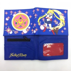 Pretty Soldier Sailor Moon Cartoon Pattern Coin Purse Anime PVC Wallet
