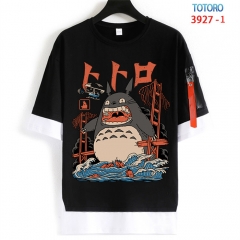 2 Styles My Neighbor Totoro Cartoon Pattern Anime T Shirts
