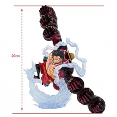 20CM One Piece Luffy Gear 5 Anime PVC Figure Model Toy