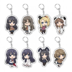 6 Styles My Youth Romantic Comedy Is Wrong, As I Expected Cartoon Acrylic Anime Keychain