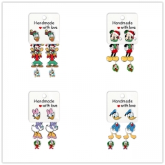 6 Styles Mickey Mouse and Donald Duck Anime Alloy Earring