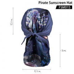 Made In Abyss Cartoon Pattern Anime Pirate Sunscreen Hat