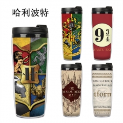 19 Styles Harry Potter Double Layer Insulation Anime Water Cup