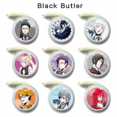 10 Styles Kuroshitsuji/Black Butler Anime Zipper Coin Purse