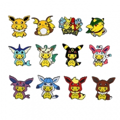13 Styles Pokemon Pikachu Alloy Badge Pin Anime Brooch