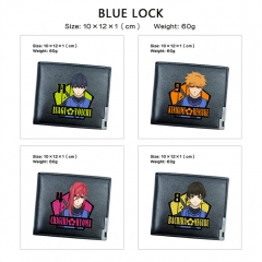 7 Styles Blue Lock PU Anime Short Wallet Purse