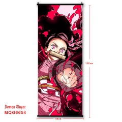 ( 40X100cm) 3 Styles Demon Slayer: Kimetsu no Yaiba Cartoon Wall Scroll Anime Wallscroll