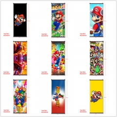 ( 40X100cm) 24 Styles Super Mario Bro. Cartoon Wall Scroll Anime Wallscroll