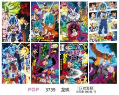 42*29CM 8PCS/SET Dragon Ball Z Cartoon Paper Anime Posters
