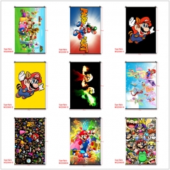 ( 60*90cm) 22 Styles Super Mario Bro. Cartoon Wall Scroll Anime Wallscroll