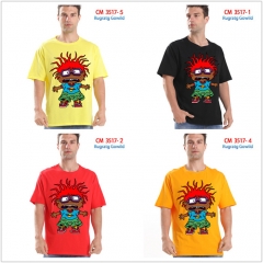 7 Colors Rugrats Go Wild Cartoon Character Pattern Anime T Shirt