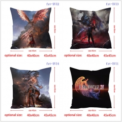 2 Sizes 9 Styles Final Fantasy XVI Cartoon Pattern Decoration Anime Pillow