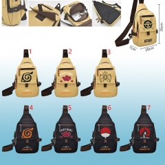 7 Styles Naruto Canvas Anime Messenger Bag