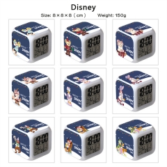 10 Styles Disney Mickey Mouse and Donald Duck Cartoon LED Anime Clock
