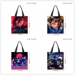 4 Styles 33*38CM Blue Lock Cartoon Pattern Anime Bag