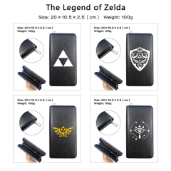 5 Styles The Legend Of Zelda PU Zipper Anime Long Wallet Purse