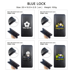 6 Styles Blue Lock PU Zipper Anime Long Wallet Purse