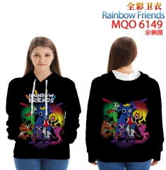 Rainbow Friends Cartoon Hooded Anime Hoodie