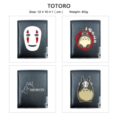 7 Styles My Neighbor Totoro Cosplay PU Purse Folding Anime Short Wallet