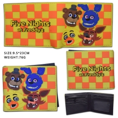 Five Nights at Freddy's Cartoon Coin Purse PVC Anime Short Wallet