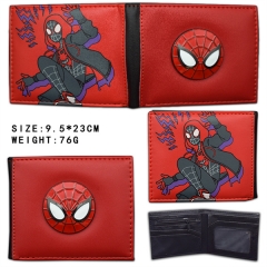 Spider Man Cartoon Coin Purse PVC Anime Short Wallet