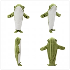 4 Size Frog Animal Anime Plush Flannel Sleeping Bag Pajamas
