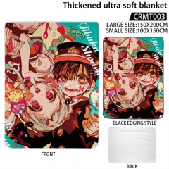 (Single Sided) 2 Styles 2 Sizes Toilet-Bound Hanako-kun Cartoon Character Anime Blanket