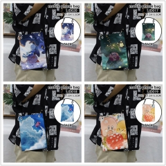 (21.5*15.5cm) 4 Styles Kirby Cartoon Pattern Anime Phone Bag