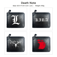 8 Styles Death Note Cosplay PU Purse Folding Anime Short Wallet