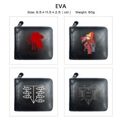 5 Styles EVA/Neon Genesis Evangelion Cosplay PU Purse Folding Anime Short Wallet