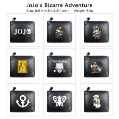 11 Styles JoJo's Bizarre Adventure Cosplay PU Purse Folding Anime Short Wallet